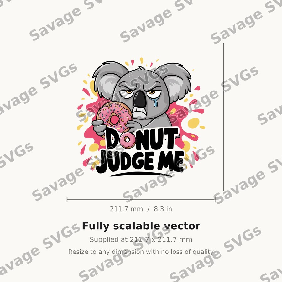 Donut Judge Me Koala