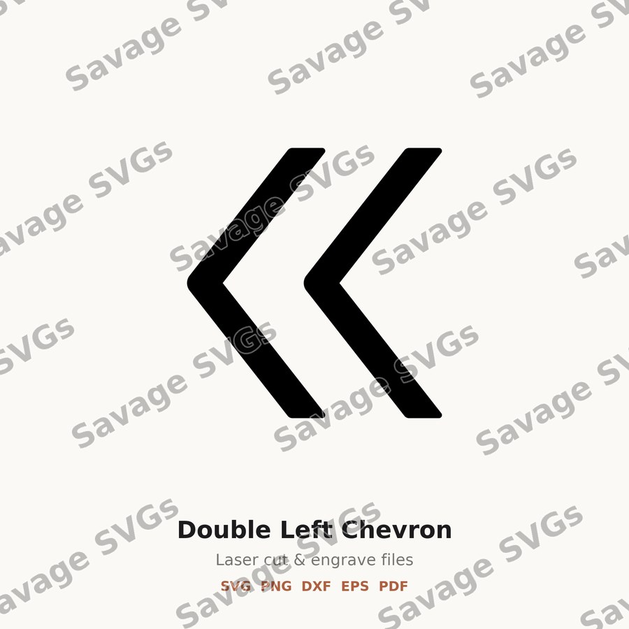 Double Left Chevron