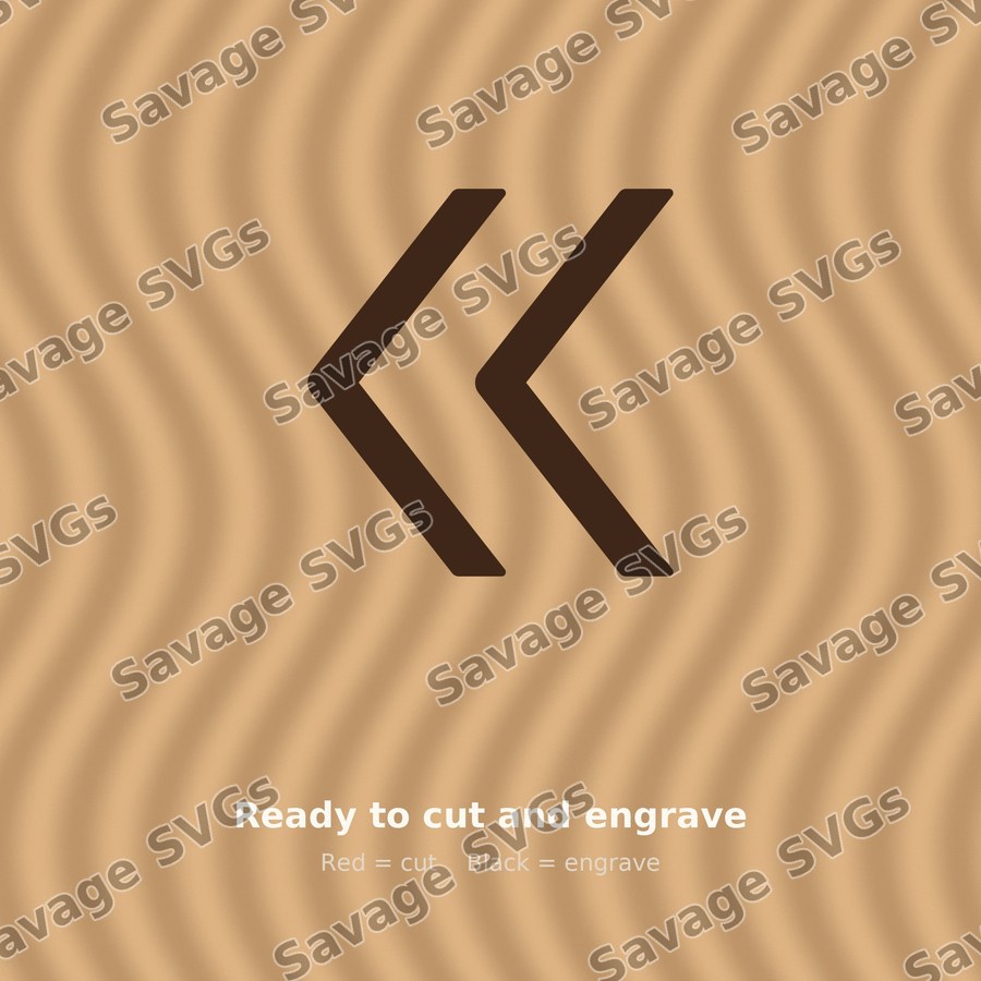 Double Left Chevron