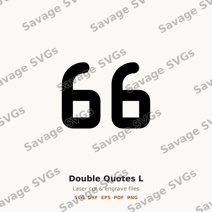 Double Quotes L