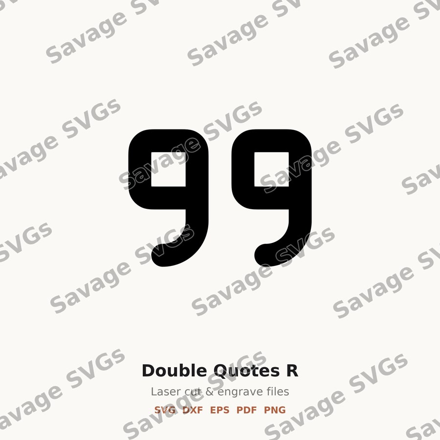 Double Quotes R
