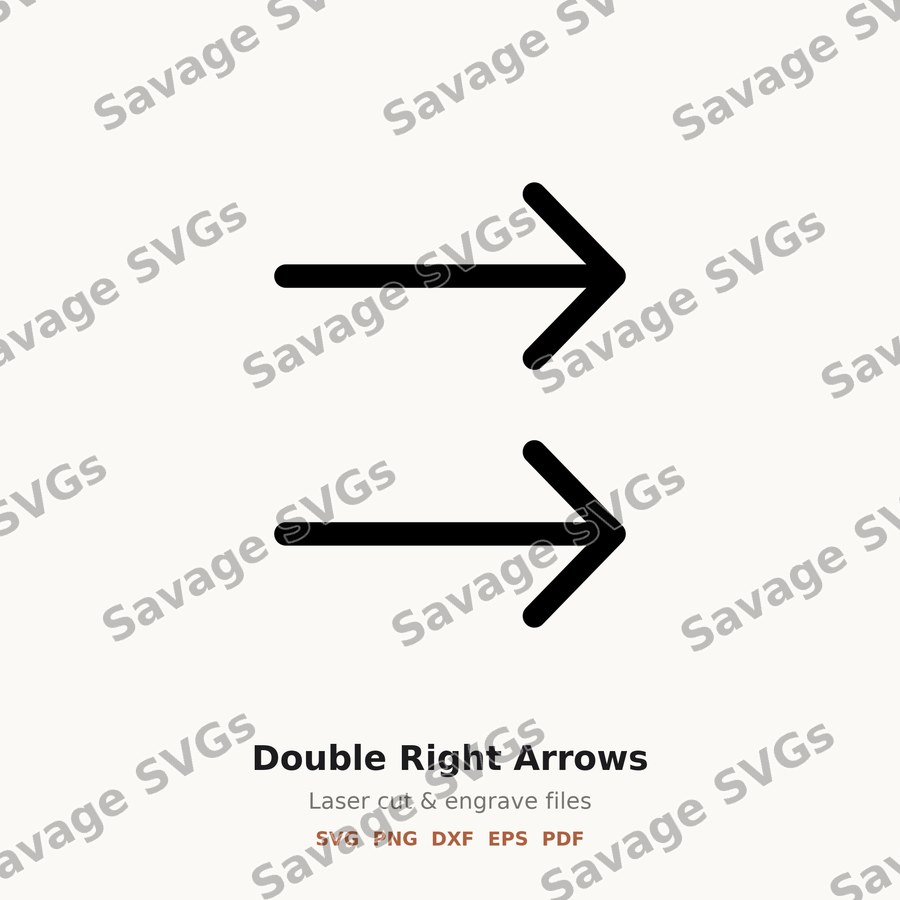 Double Right Arrows
