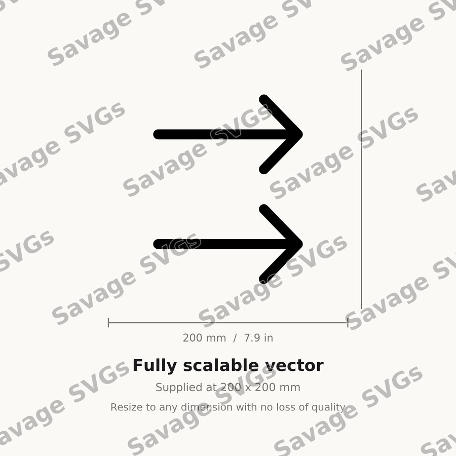 Double Right Arrows
