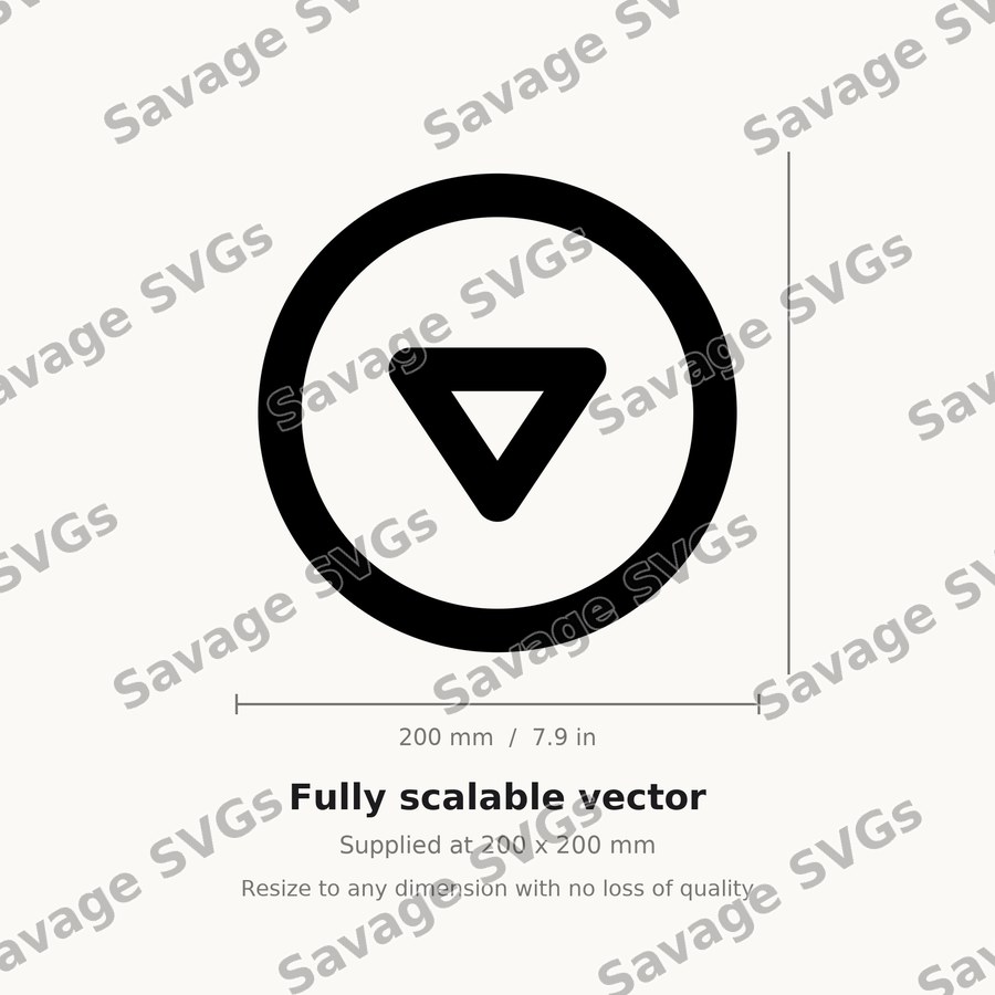 Down Arrow Circle