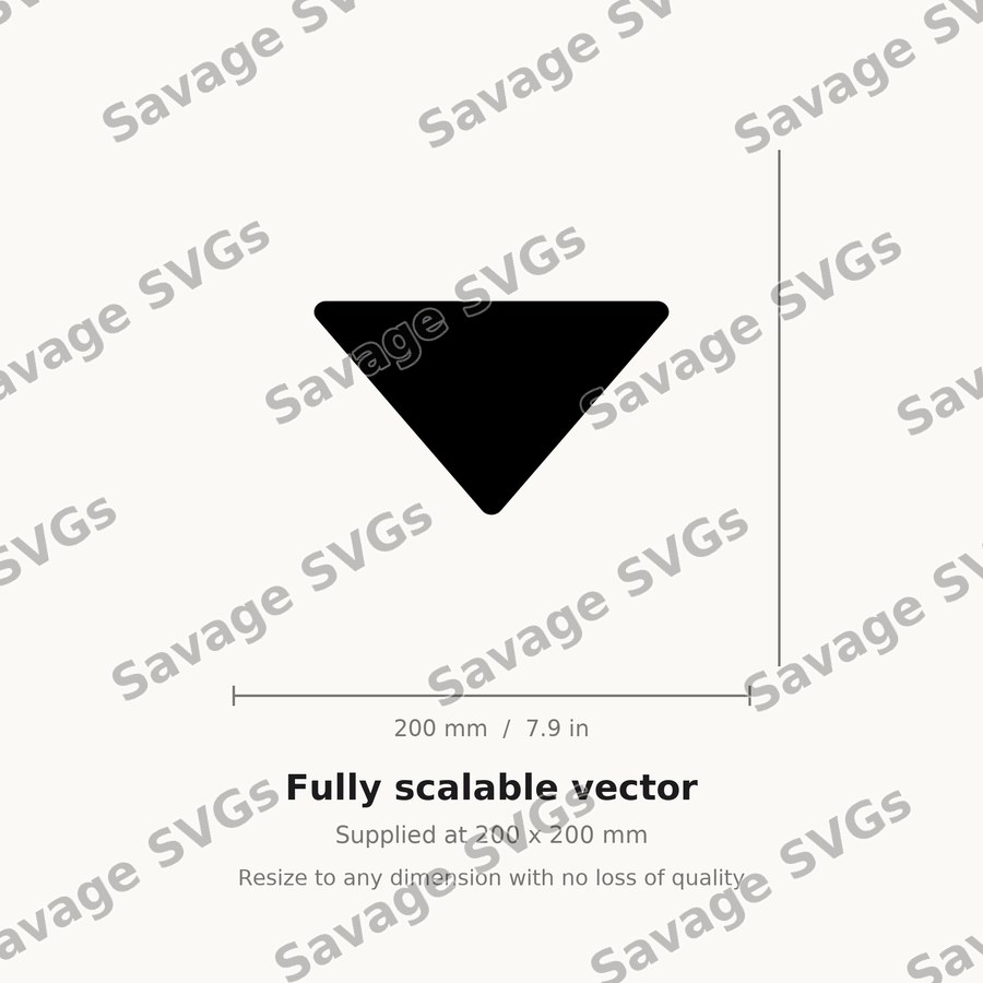 Down Caret Triangle