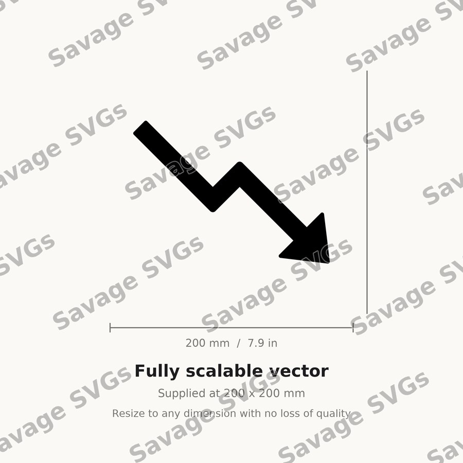 Downward Trend Arrow