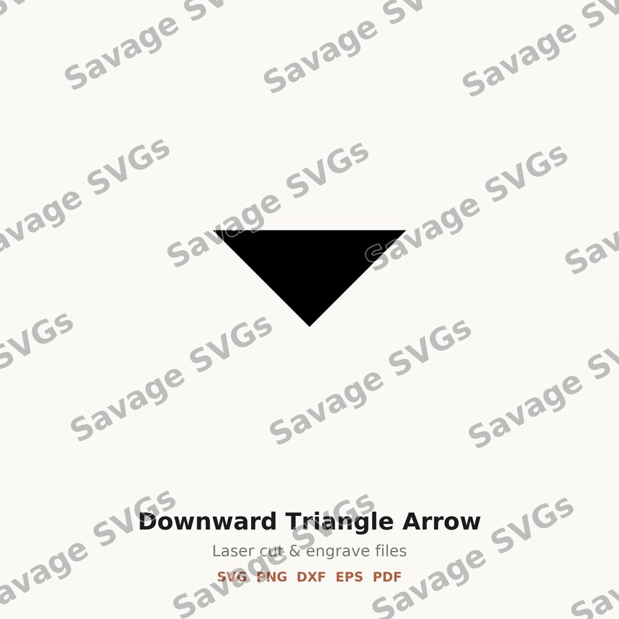 Downward Triangle Arrow
