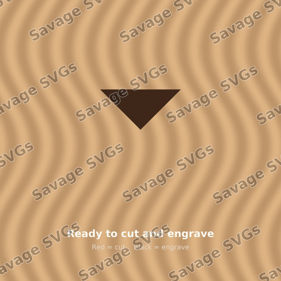 Downward Triangle Arrow