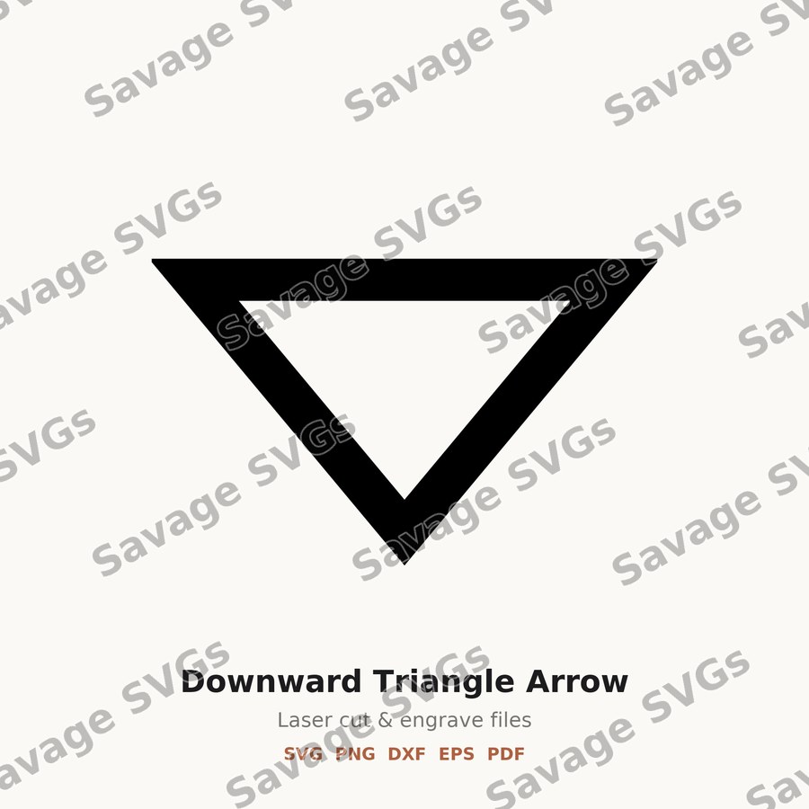 Downward Triangle Arrow