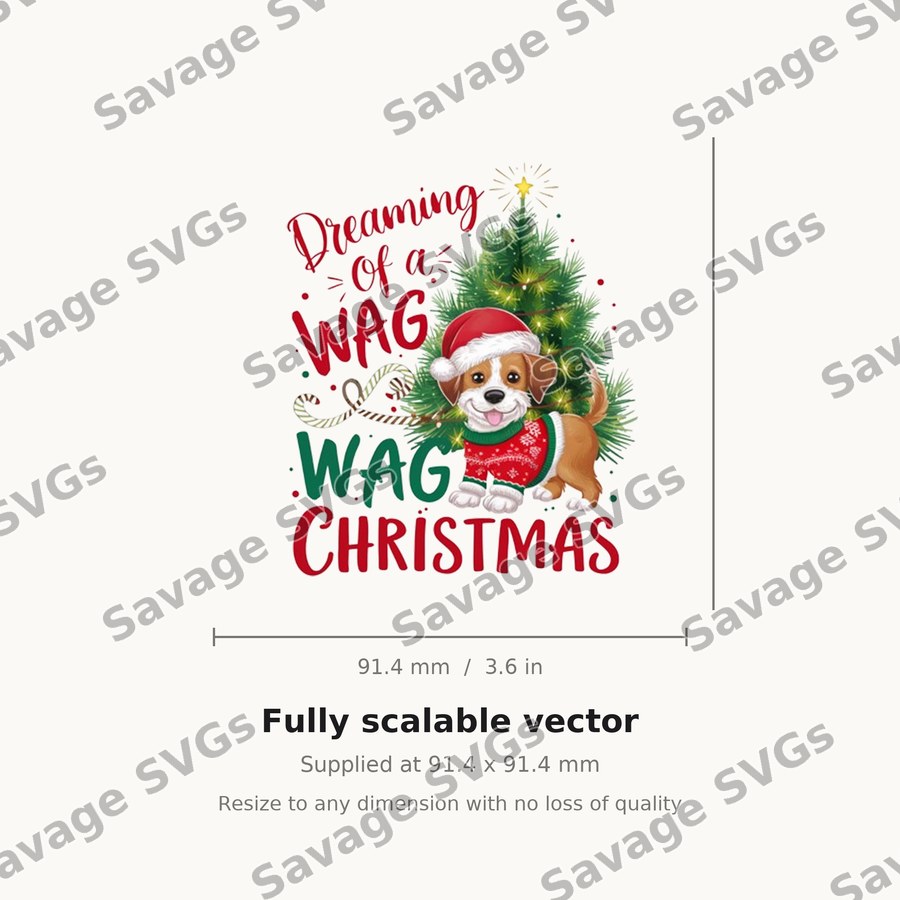 Dreaming Of A Wag Wag Christmas