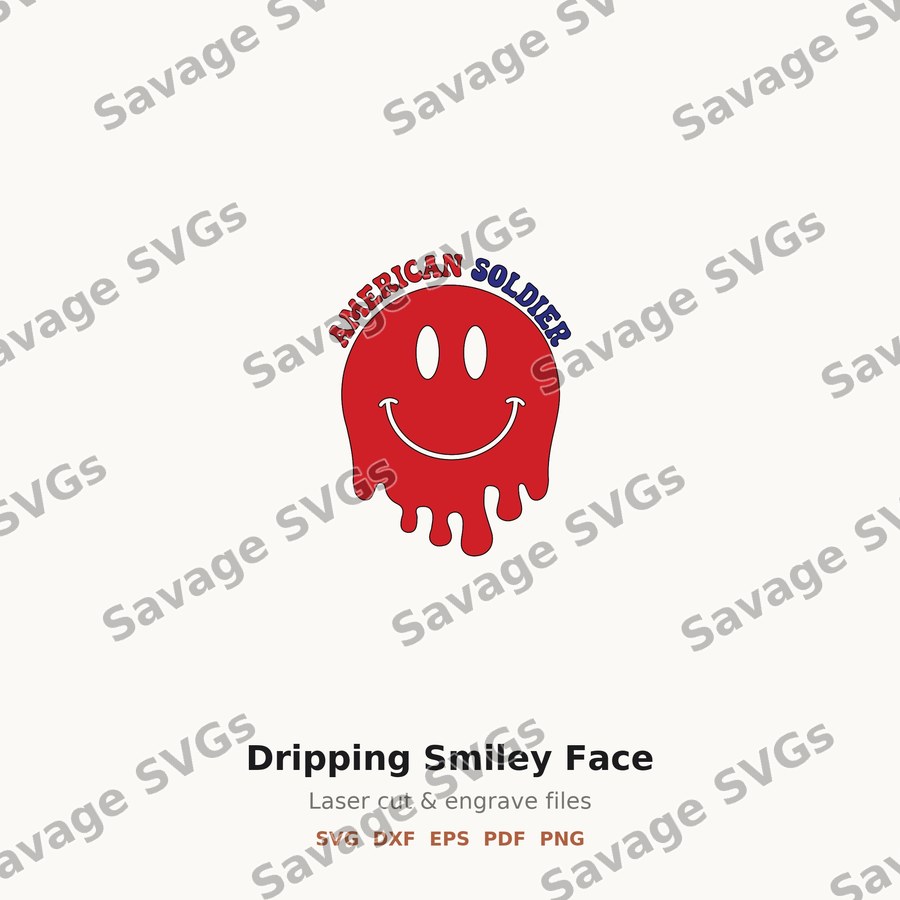 Dripping Smiley Face