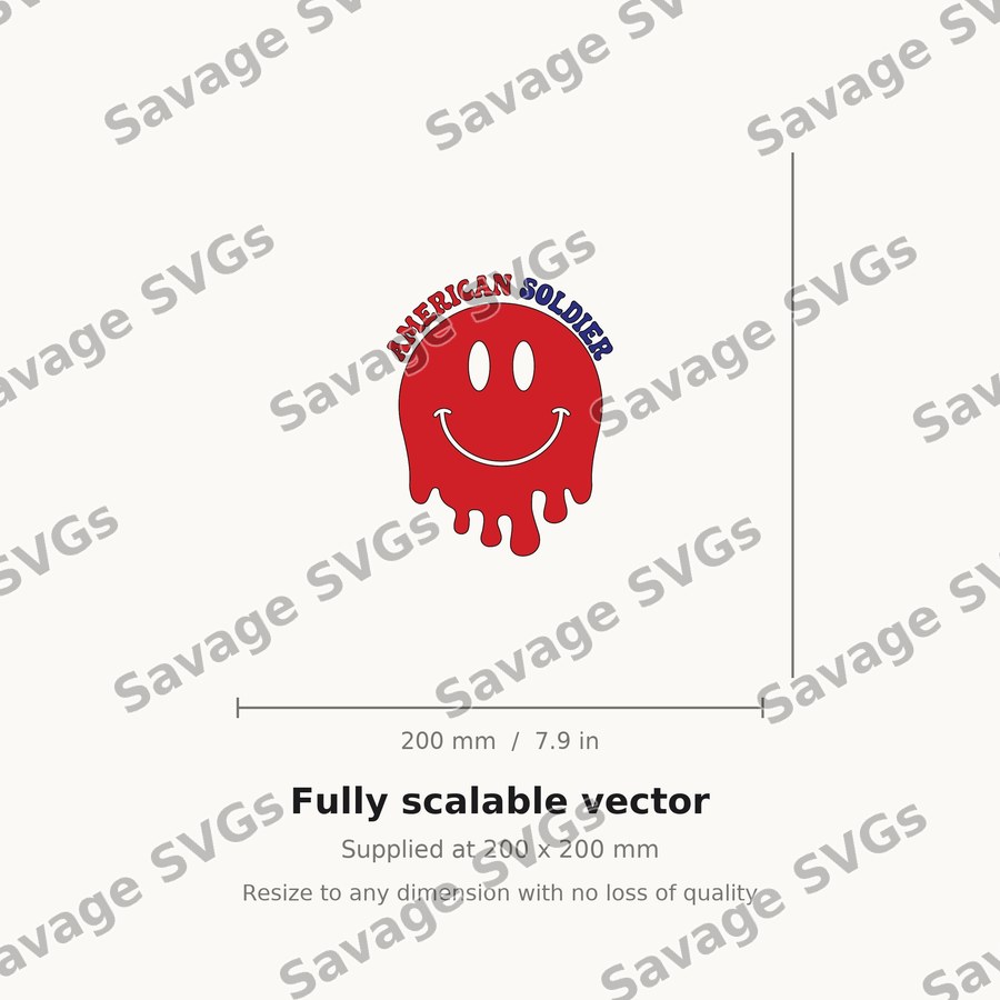 Dripping Smiley Face