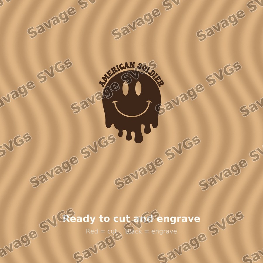 Dripping Smiley Face