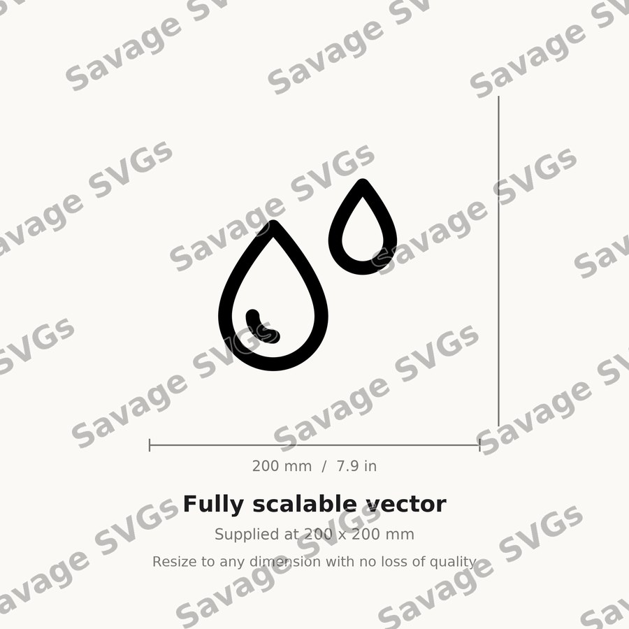 Drops Outline