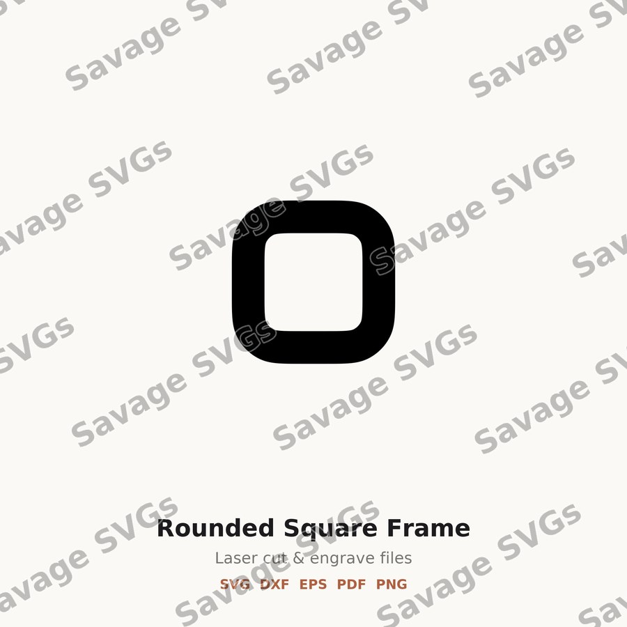 Rounded Square Frame