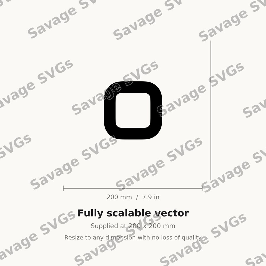 Rounded Square Frame