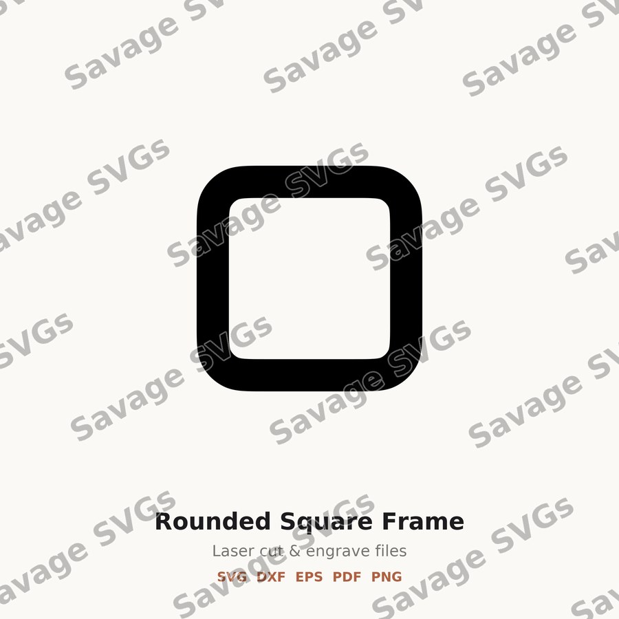 Rounded Square Frame