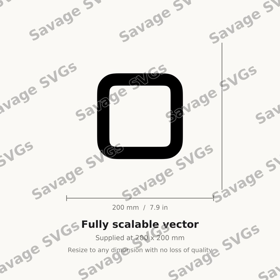 Rounded Square Frame
