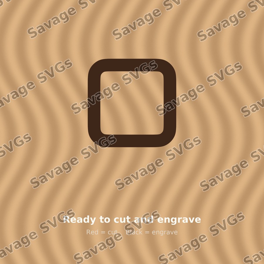Rounded Square Frame