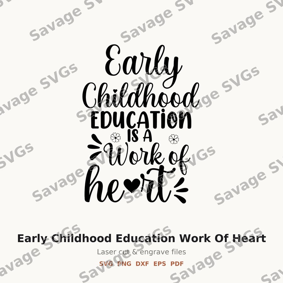 Early Childhood Education Work Of Heart