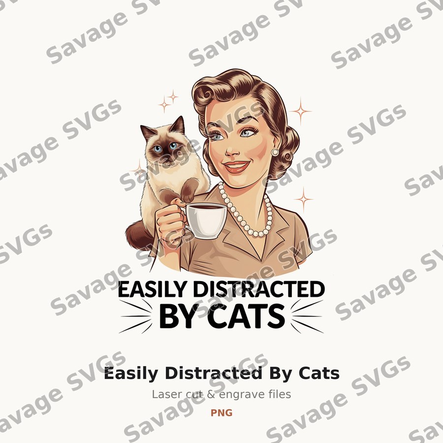 Easily Distracted By Cats