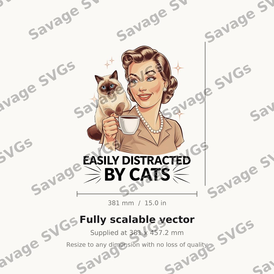 Easily Distracted By Cats