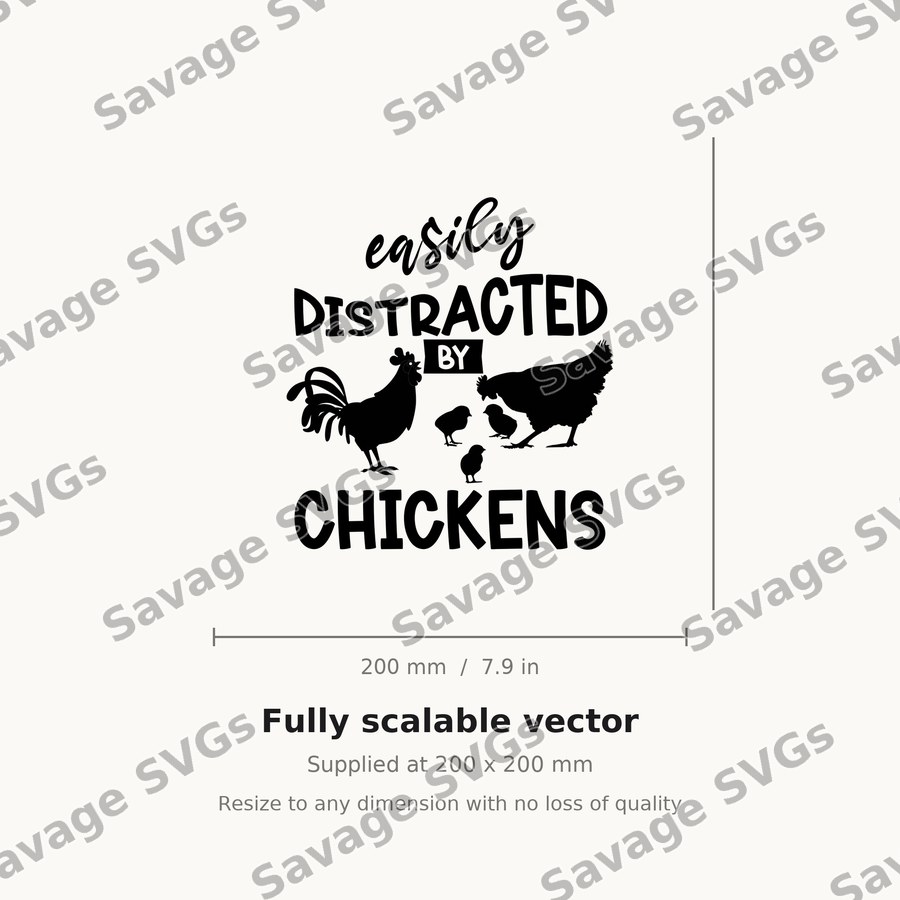 Easily Distracted By Chickens