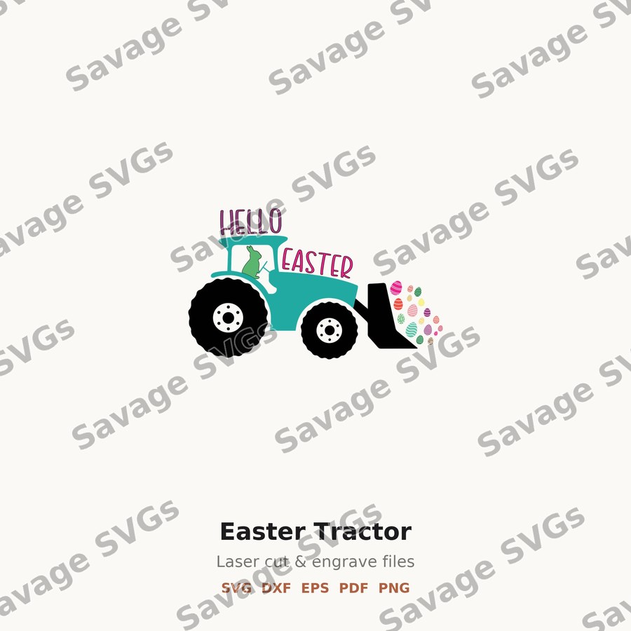 Easter Tractor