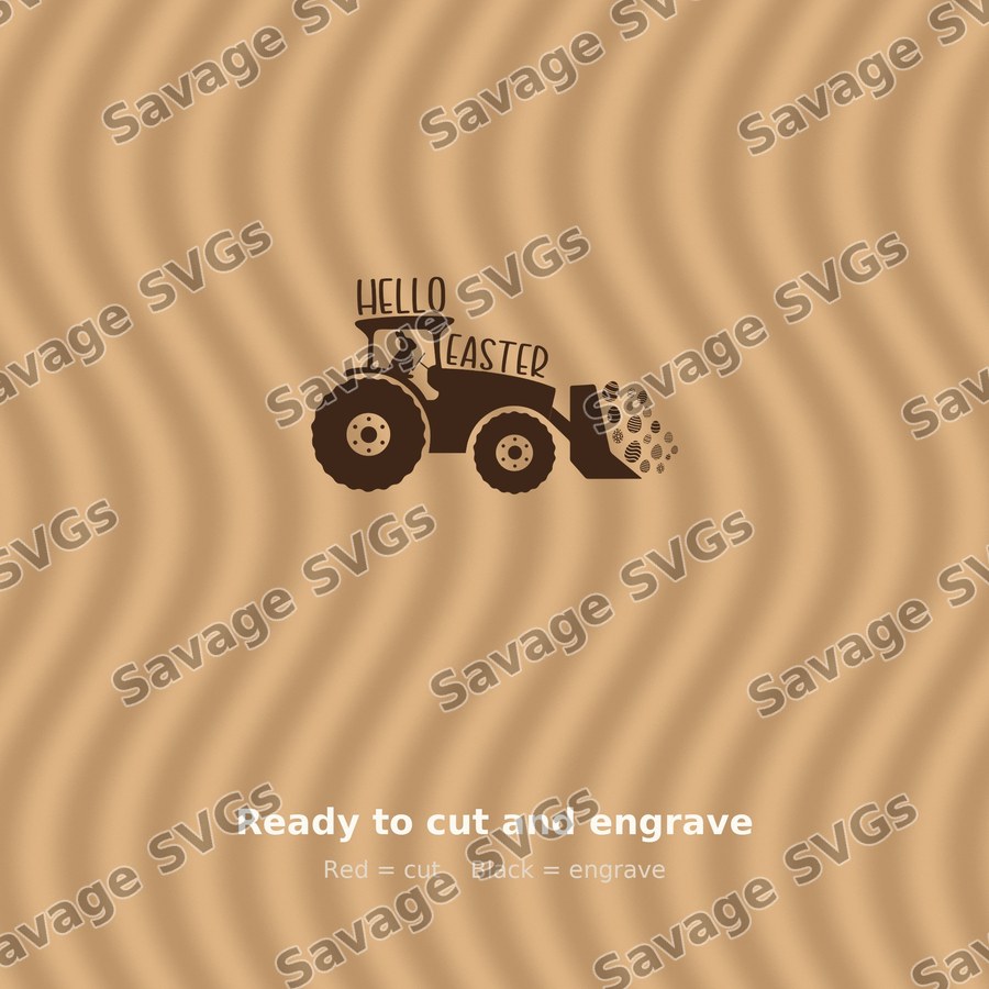 Easter Tractor