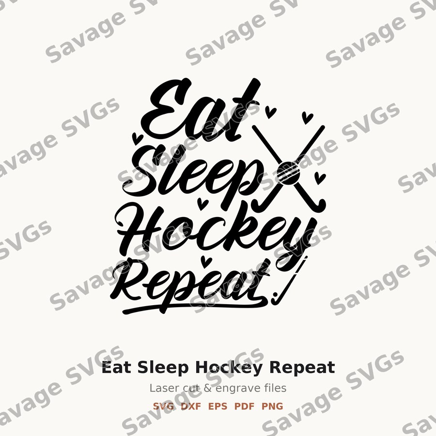 Eat Sleep Hockey Repeat