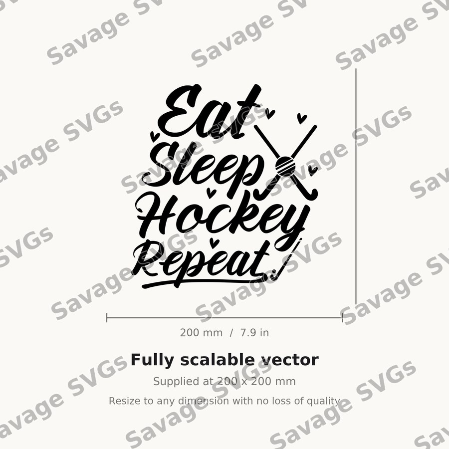 Eat Sleep Hockey Repeat