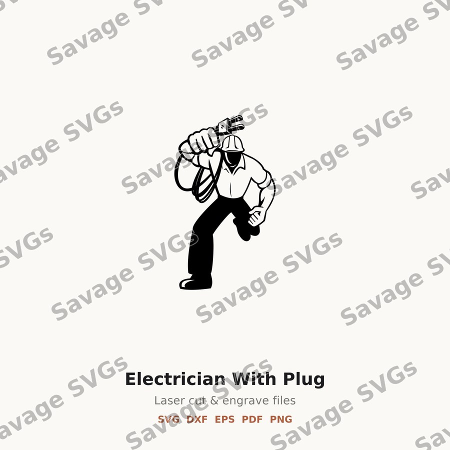 Electrician With Plug