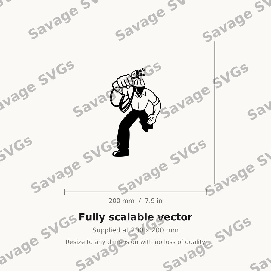Electrician With Plug