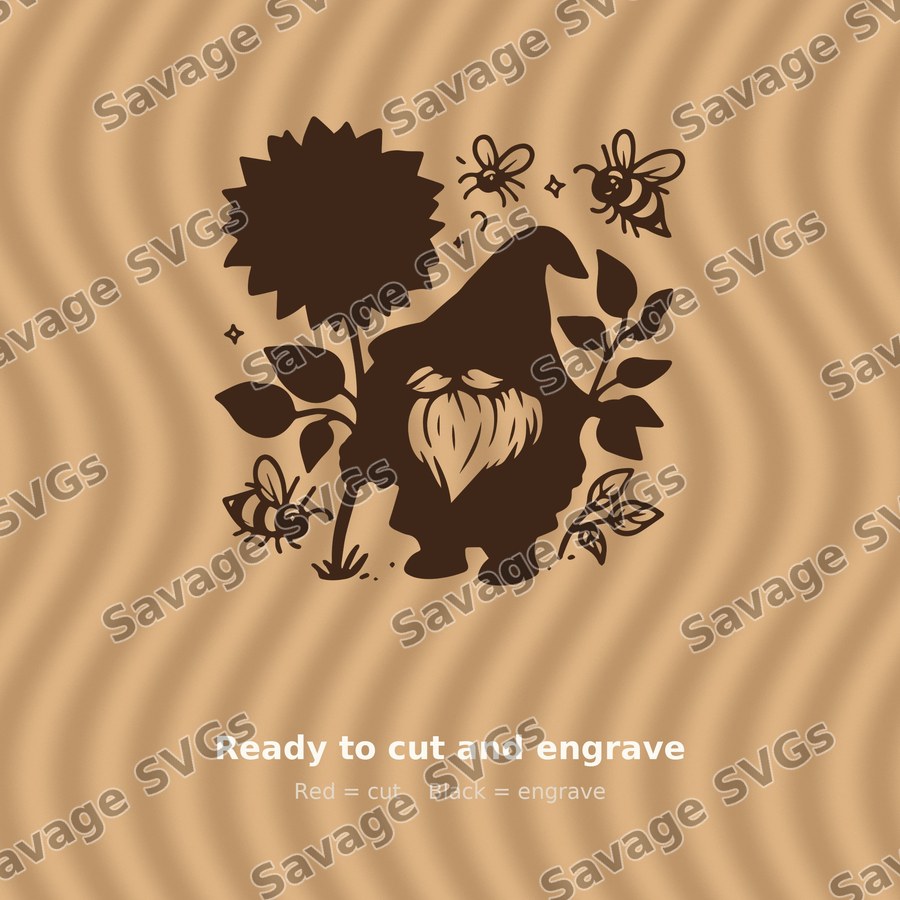 Elf With Sunflower 01
