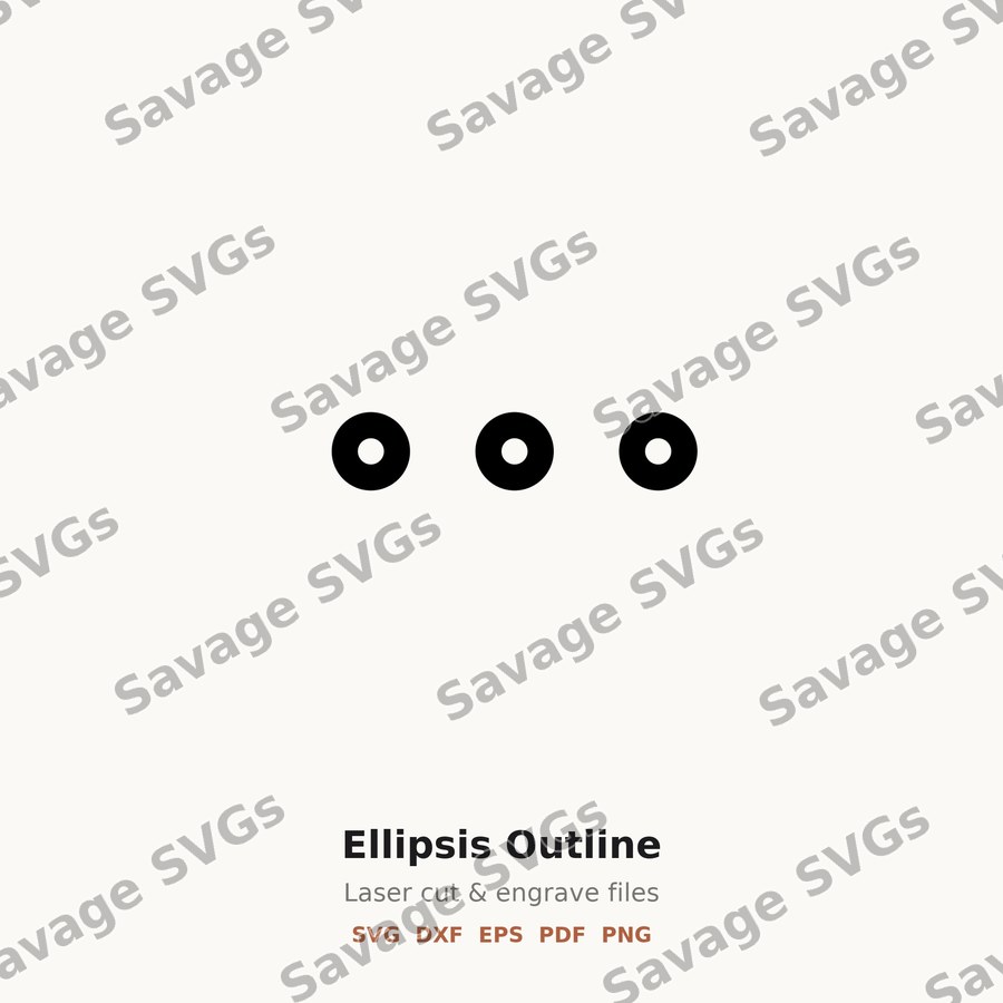 Ellipsis Outline
