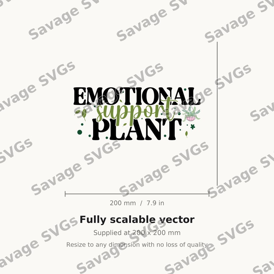 Emotional Support Plant 01