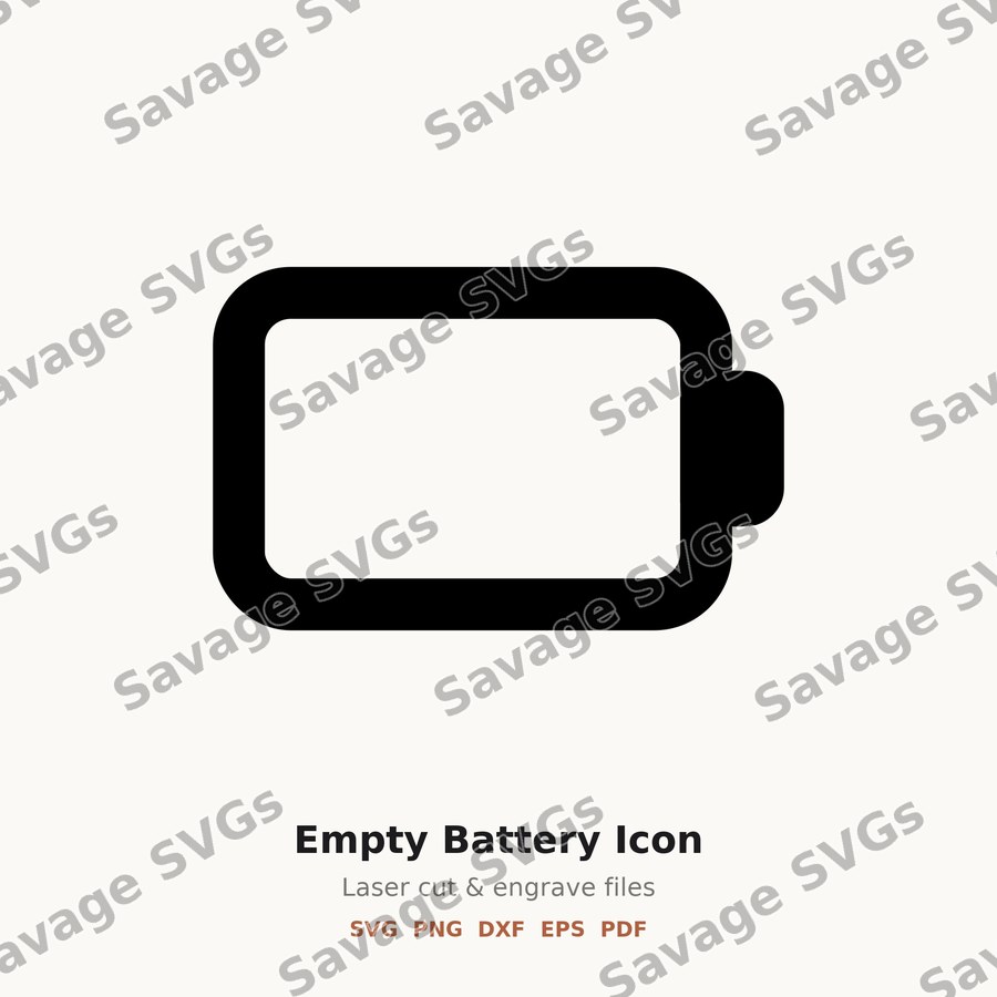Empty Battery Icon