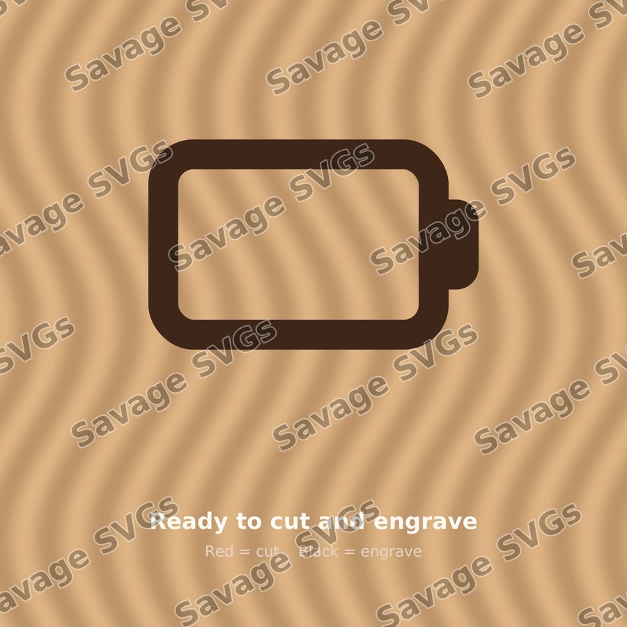 Empty Battery Icon
