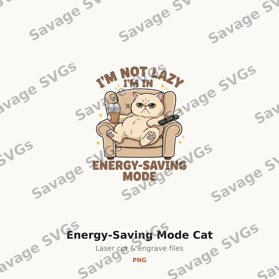 Energy-Saving Mode Cat