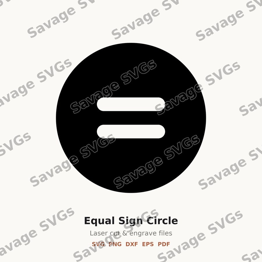 Equal Sign Circle