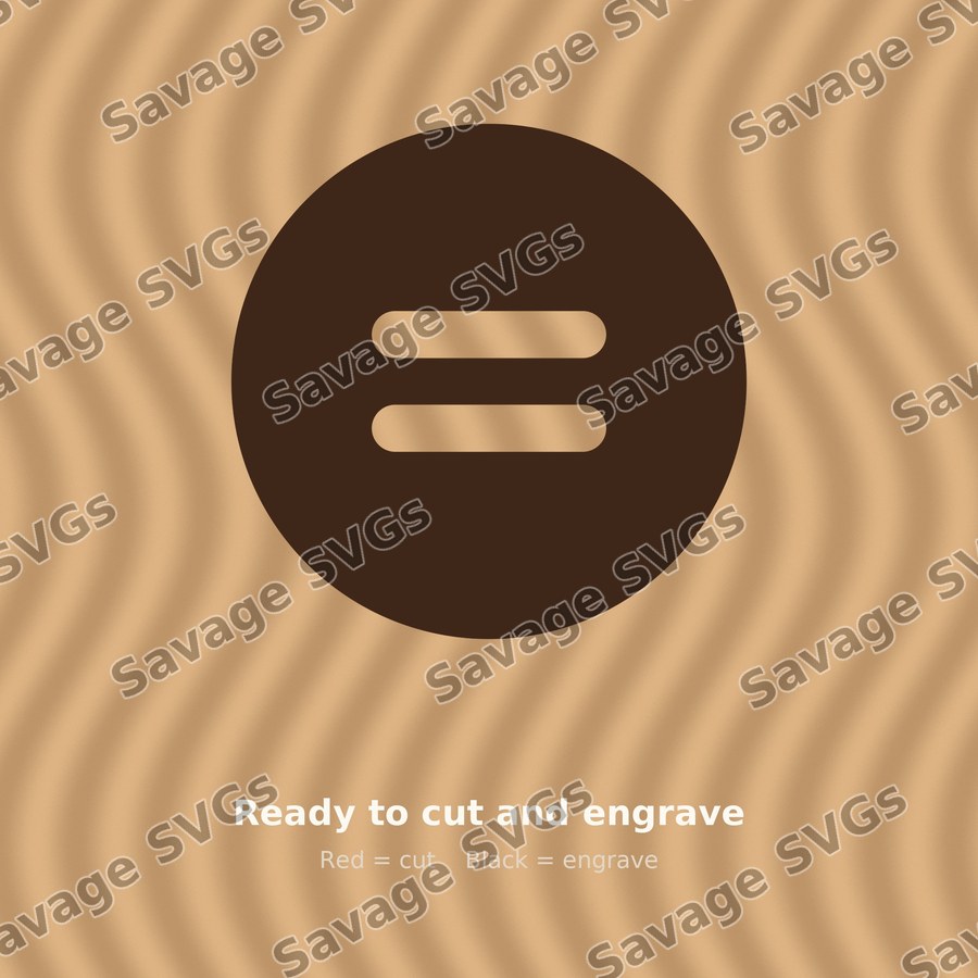 Equal Sign Circle