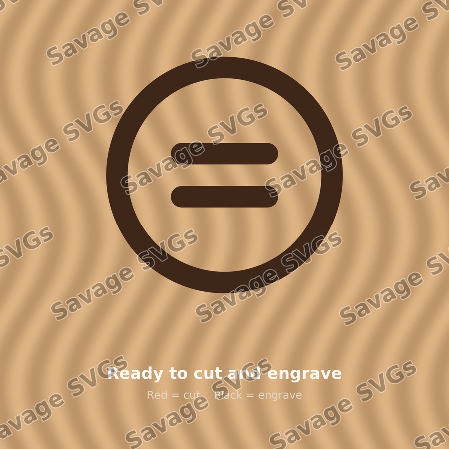 Equal Sign Icon