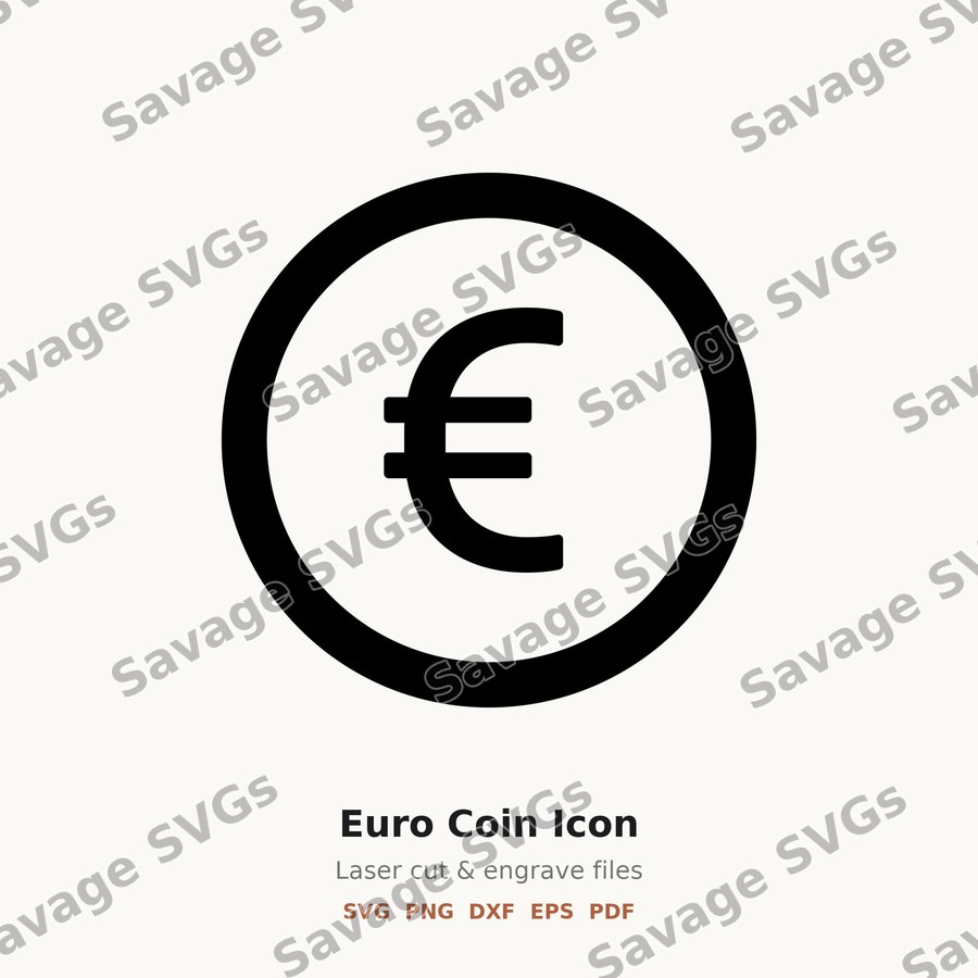 Euro Coin Icon