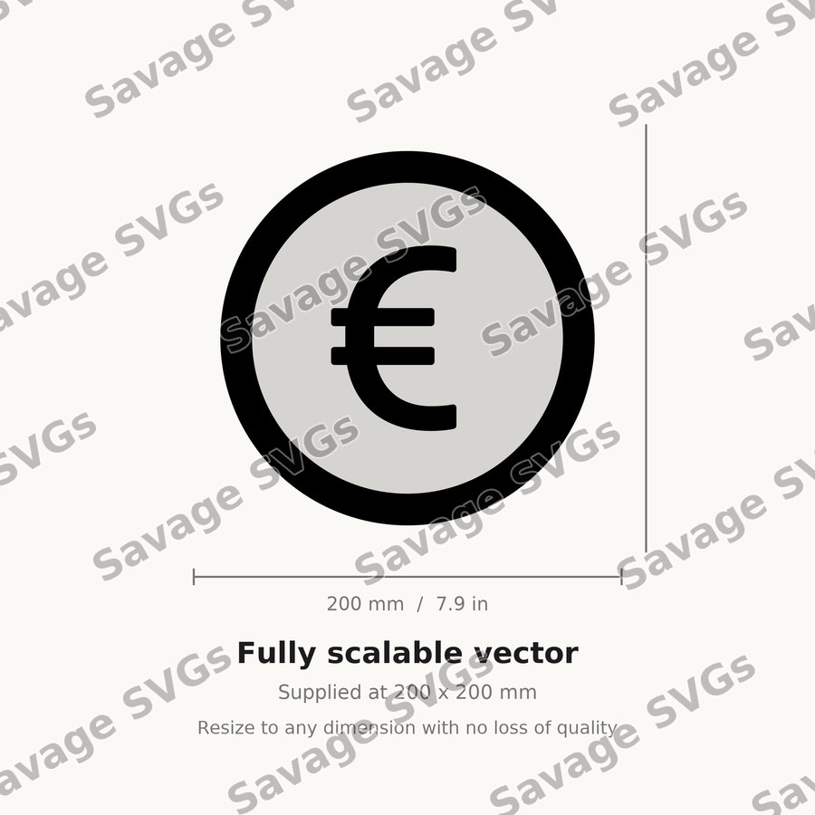 Euro Coin Icon