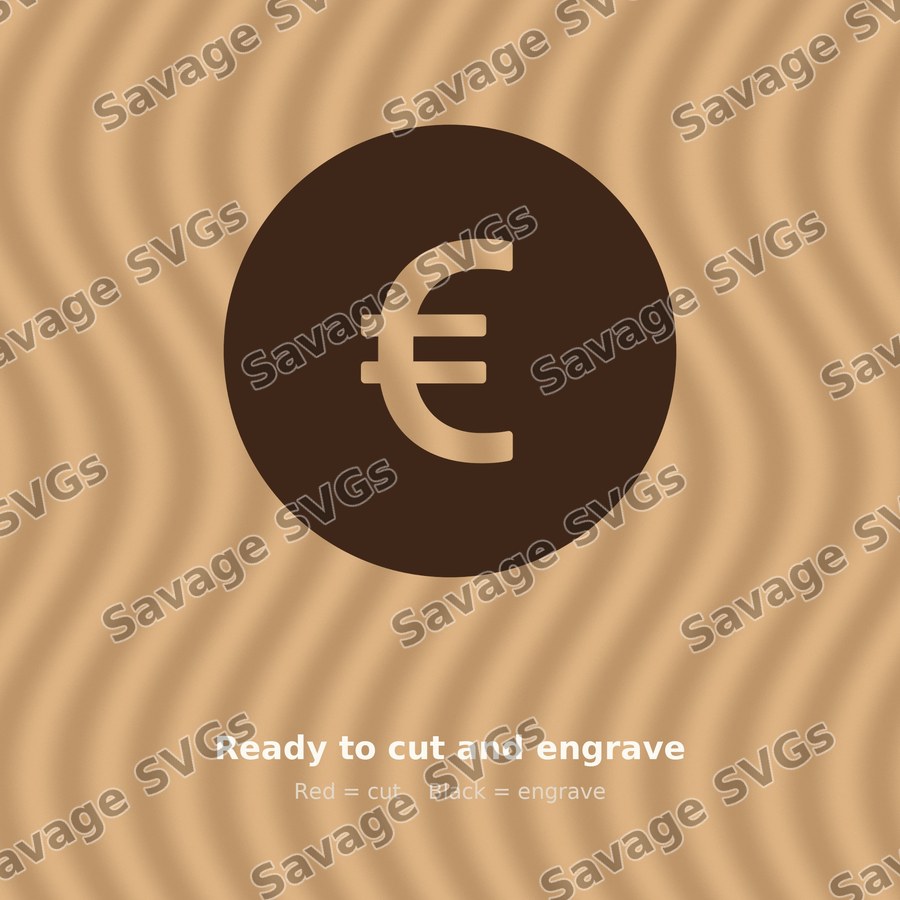 Euro Sign Circle