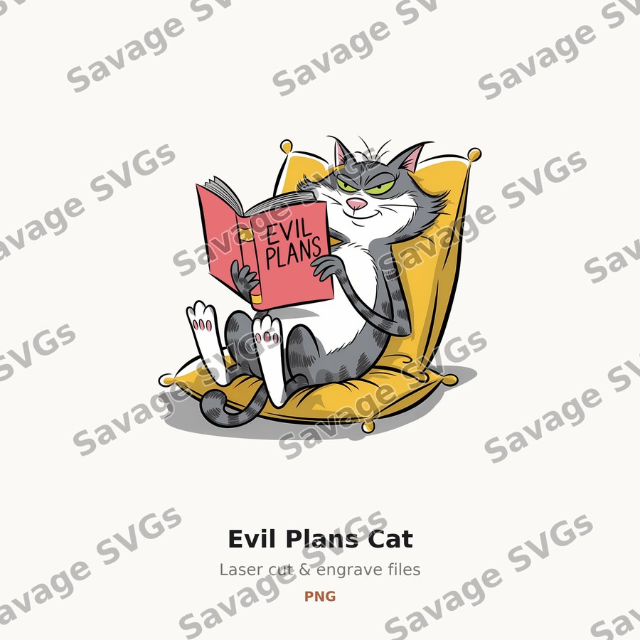 Evil Plans Cat