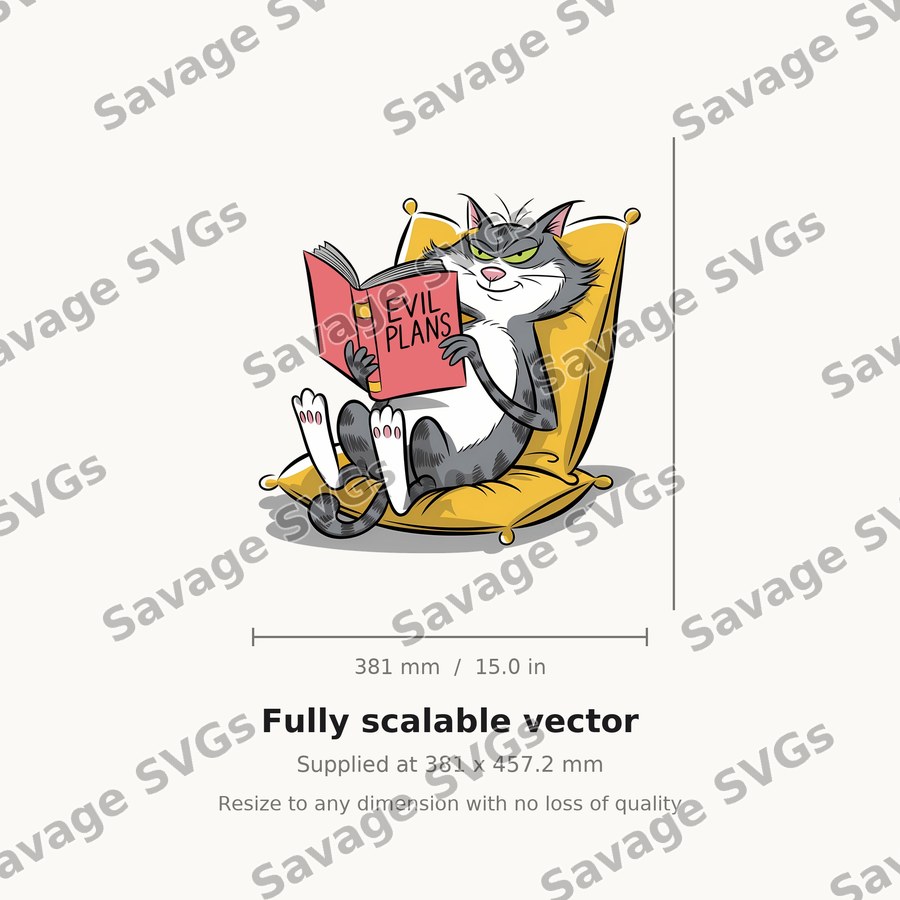 Evil Plans Cat