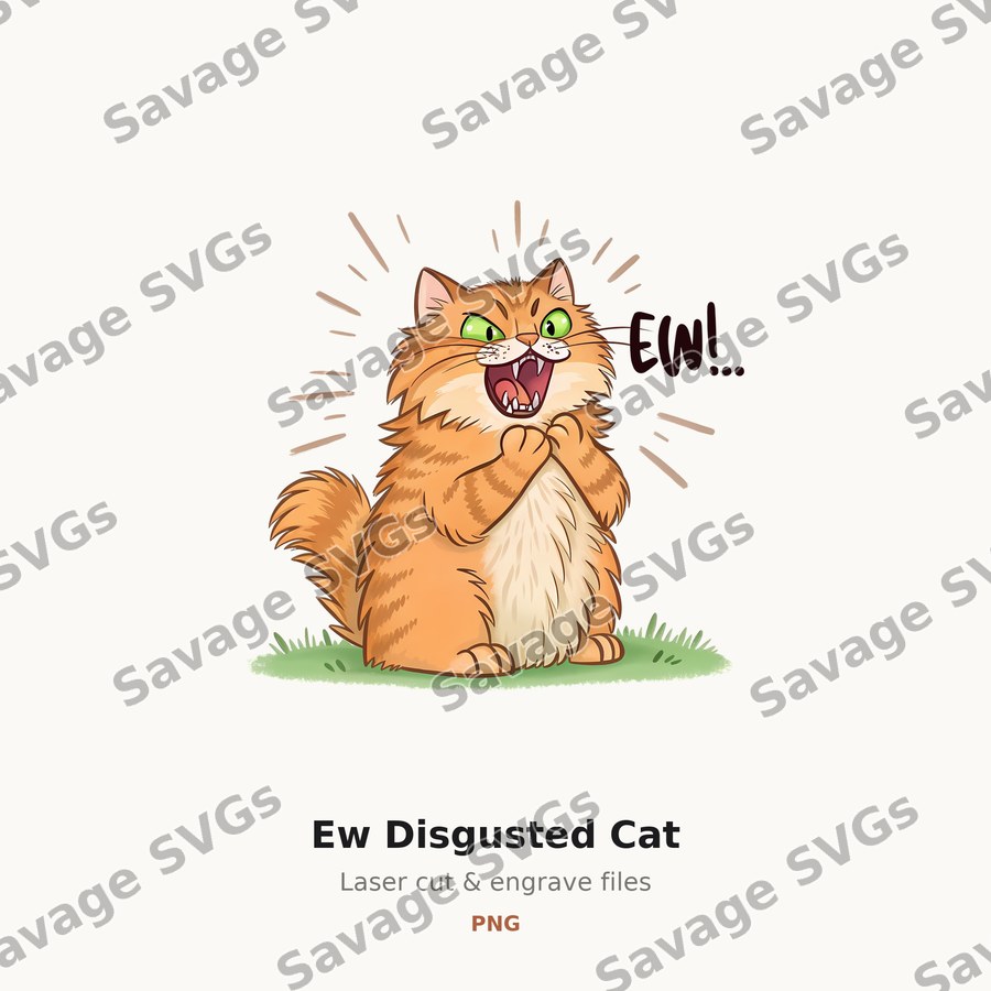 Ew Disgusted Cat