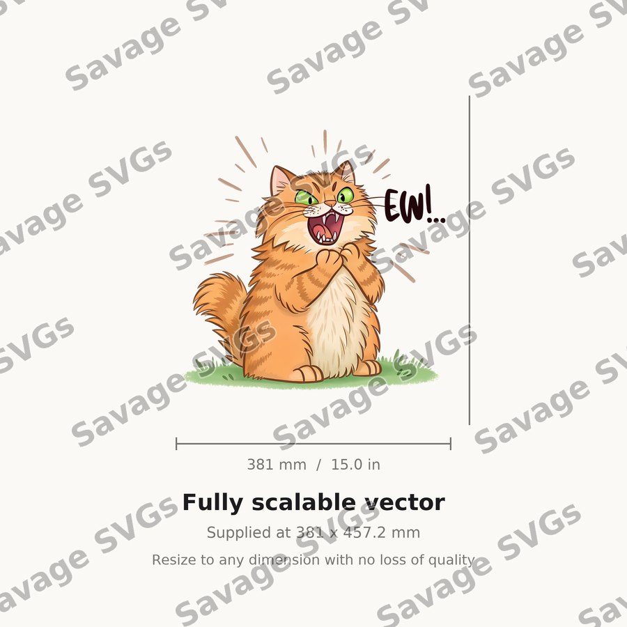 Ew Disgusted Cat