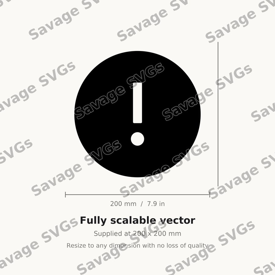 Exclamation Circle Icon